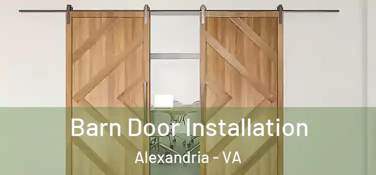  Barn Door Installation Alexandria - VA