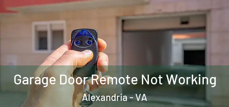  Garage Door Remote Not Working Alexandria - VA