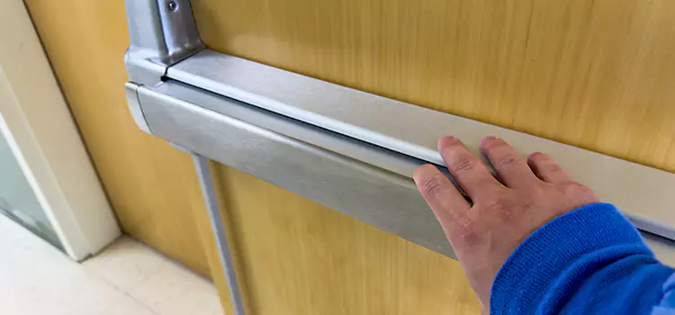 Installing a Push Bar on a Door Alexandria
